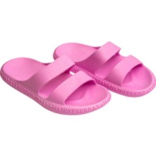 Nove Lido Yanı Yazlı Çift Bant Kadın Terlik 36-40 (3'li Paket)