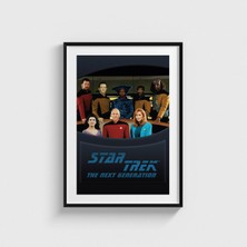 Domirus Star Trek The Next Generation Dizi Posteri Tablo Çerçeveli Poster Duvar Dekorasyonu