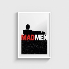 Domirus Mad Men Dizi Posteri Tablo Çerçeveli Poster Duvar Dekorasyonu