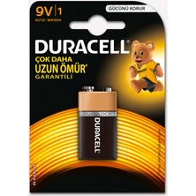 Duracell 9 Volt Pil 9 Volt Pil Tekli (5'li Paket)
