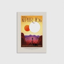 Domirus Nasa - Relax On Kepler - 16B Poster Çerçevesiz Duvar Dekorasyonu