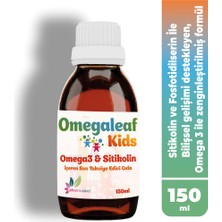 Omegaleaf Kids 150 ml – Çocuklar İçin Omega-3, Sitikolin, Fosfatidilserin ve B Vitamini Takviyesi
