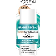 L'oréal Paris Bright Reveal Uv Light Spf 50 50 ml (2'li Paket)