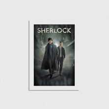 Domirus Sherlock Dizi Posteri Poster Çerçevesiz Duvar Dekorasyonu