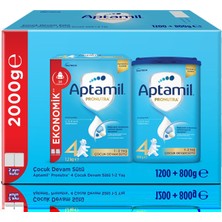 Aptamil Pronutra 4 Devam Sütü 1200+800 G (2'li Paket)