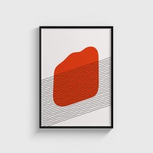 Domirus Linear Stain V3 Tablo Çerçeveli Poster Duvar Dekorasyonu
