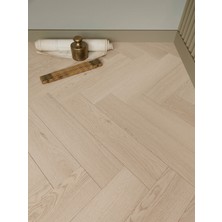Bella Floor Roma Herringbone Oak Cafe Creme Laminat Parke - Floor BF5011 1 Paket (1.49 M²)