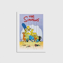 Domirus The Simpsons Dizi Posteri Poster Çerçevesiz Duvar Dekorasyonu