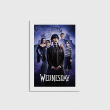 Domirus Wednesday Dizi Posteri Poster Çerçevesiz Duvar Dekorasyonu