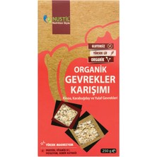 Nustil Organik Glutensiz Gevrekler Karışımı 250 G (5'li Paket)