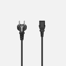 Hama Universal Güç Kablosu Siyah 1,5m (4'li Paket)