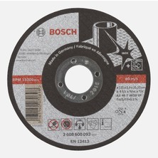 Bosch 115X2,0 mm Expert Serisi Düz Inox (Paslanmaz Çelik) Kesme Diski (Taş) (5'li Paket)
