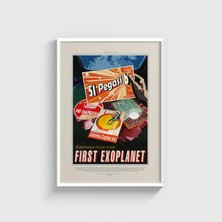 Domirus Nasa - Greetings From Your - First Exoplanet Tablo Çerçeveli Poster Duvar Dekorasyonu