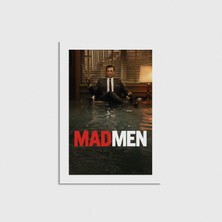 Domirus Mad Men Dizi Posteri Poster Çerçevesiz Duvar Dekorasyonu