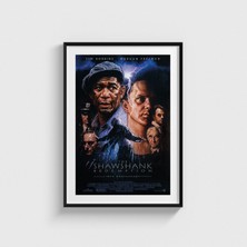 Domirus The Shawshank Redemption Alternatif Film Posteri Tablo Çerçeveli Poster Duvar Dekorasyonu