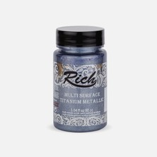 Rich Multi Titanium Metalik Küllü Mavi 90 cc (4'li Paket)