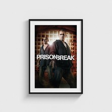 Domirus Prison Break Dizi Posteri Tablo Çerçeveli Poster Duvar Dekorasyonu