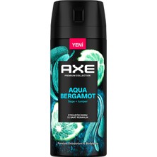 Axe Erkek Sprey Deodorant Aqua Bergamot 150 ml (5'li Paket)