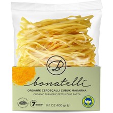 Bonatelli Organik Zerdeçallı Çubuk Makarna 400 G (5'li Paket)