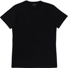 Brix Basic O Yaka Siyah Erkek Tshirt Xl (3'li Paket)