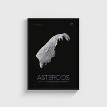 Domirus Nasa - Asteroids Tablo Çerçeveli Poster Duvar Dekorasyonu