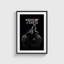 Domirus House Of Cards Dizi Posteri Tablo Çerçeveli Poster Duvar Dekorasyonu