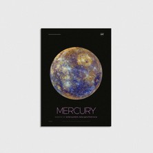 Domirus Nasa - Mercury Poster Çerçevesiz Duvar Dekorasyonu