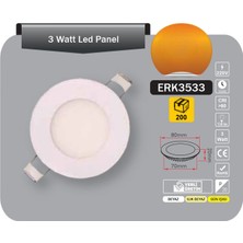 Tek-İş Tek-Iş 10 W Günışığı Beyaz Kasa Tekli Sıva Altı Gömme LED Spot (4'li Paket)