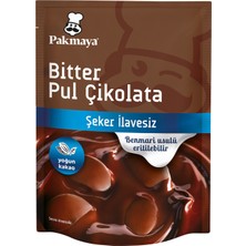 Pakmaya Şeker Ilavesiz Bitter Pul Çikolata 70 G (5'li Paket)
