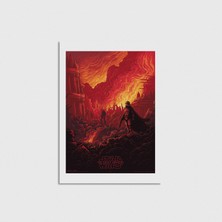 Domirus Star Wars: The Force Awakens (2015) Film Posteri Poster Çerçevesiz Duvar Dekorasyonu