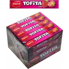 Kent Tofita Çilek Aromalı Şeker 47 G 20'li (6'li Paket)