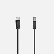 Hama USB 2.0 A Fiş - B Fiş Siyah 5m (2'li Paket)