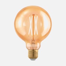 Eglo LED Globe G95 4W Amber 1700K Ampul (4'li Paket)