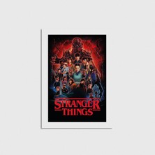 Domirus Stranger Things Dizi Posteri Poster Çerçevesiz Duvar Dekorasyonu