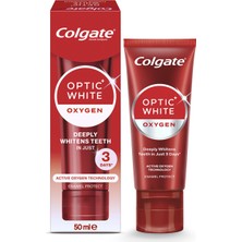 Colgate Optic White Oxygen Aktif Oksijen Teknolojisi Beyazlatıcı Diş Macunu 50 ml (5'li Paket)