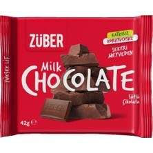 Züber Sütlü Çikolata 42 G (8'li Paket)