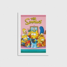 Domirus The Simpsons Dizi Posteri Poster Çerçevesiz Duvar Dekorasyonu