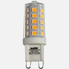 Ecolite G9 3 W Sarı 3000K Dimmerli G9 LED Ampul (4'li Paket)