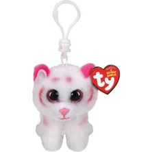 Tabor Tiger Pink / White Clip Peluş (2'li Paket)