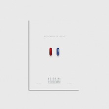Domirus The Matrix Resurrections (2021) Minimalist Film Posteri Poster Çerçevesiz Duvar Dekorasyonu