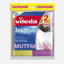 Vileda Mikrofiber Mutfak + Konfor Bez 2'li Paket (4'li Paket)