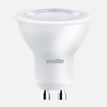 Ecolite LED GU10 8 W Beyaz 6500K GU10 LED Ampul (5'li Paket)