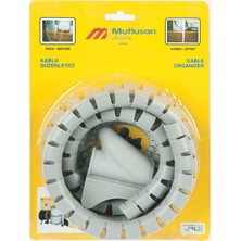 Mutlusan Kablo Toplayıcı Set 28 mm (3'li Paket)