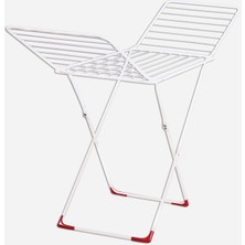 Evin Bella Kanatlı 118X125 cm Katlanabilir Çelik Çamaşır Kurutmalık Gri