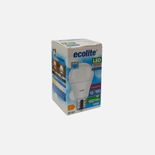 Ecolite A60 LED Ampul 12W E27 6500K Beyaz Işık (4'li Paket)