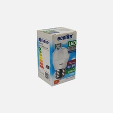 Ecolite G45 LED Ampul 8.5W E27 4000K Sıcak Beyaz (5'li Paket)