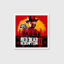 Domirus Red Dead Redemption 2 Oyun Posteri Oyuncu Dekoru Gamer Decor Tablo Çerçeveli Poster Duvar Dekorasyonu