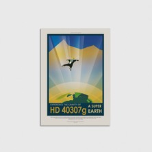 Domirus Nasa - A Super Earth - Experience The Gravity Of Poster Çerçevesiz Duvar Dekorasyonu