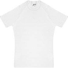 Brix Erkek Ribana Tshirt Beyaz L  (4'li Paket)