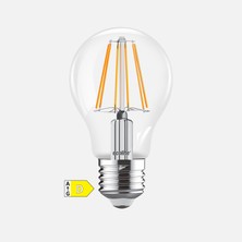 Ecolite Soft Filament 7.5 W Beyaz 4000K Dimmerli E27 LED Ampul (2'li Paket)